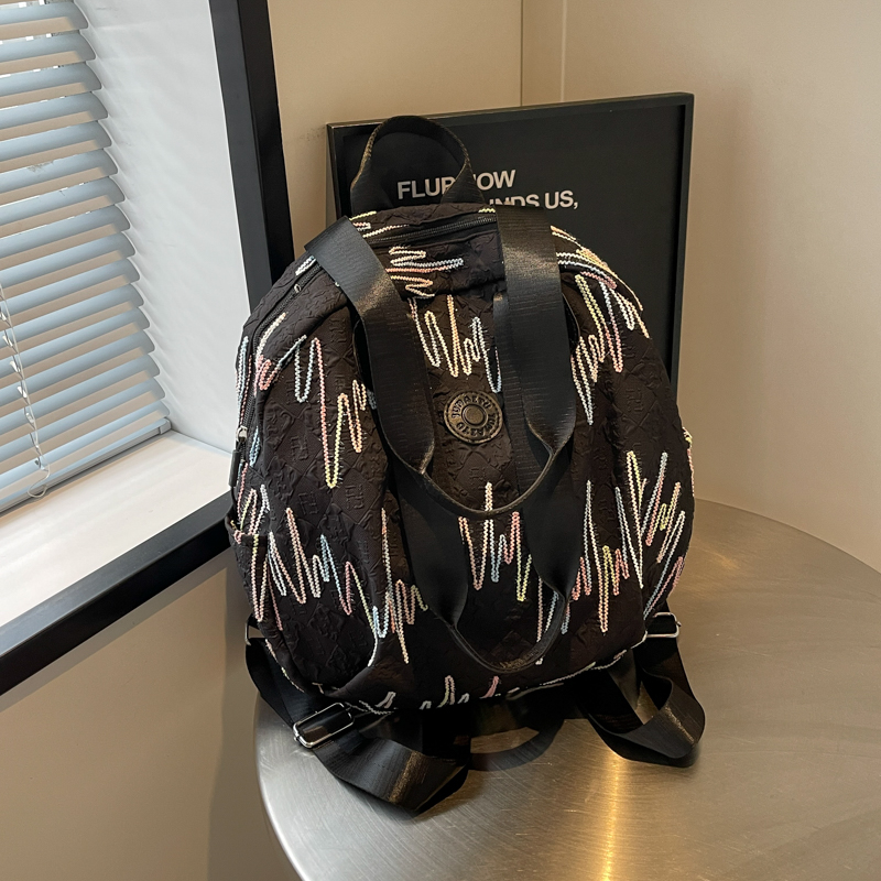 Trendy Women's Canvas Backpack - Versatile Lightweight Tote Bag with Large Capacity for Students and Everyday Use Trendy Women's Canvas Backpack - Versatile Lightweight Tote Bag with Large Capacity for Students and Everyday Use