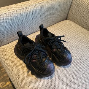 Trendy Women's Dad Shoes, Retro 2024 Lace-Up Thick-Soled Platform Sneakers, Versatile Sports Casual Footwear