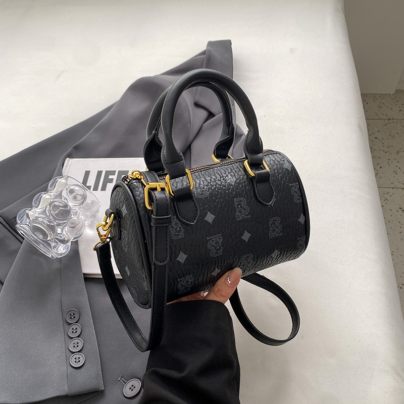 Trendy Women's High-End Quality Cylindrical Crossbody Handbag - Stylish Versatile Design for 2025 Fashion