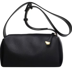 Trendy Women's Large Capacity Textured Shoulder Boston Bag - Stylish Underarm Pillow Bag for 2025 Fashion