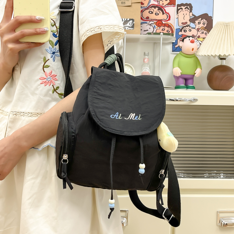 Trendy Women's Leisure Travel Backpack 2025 - Solid Color Small Student Backpack for Class and Everyday Use Trendy Women's Leisure Travel Backpack 2025 - Solid Color Small Student Backpack for Class and Everyday Use