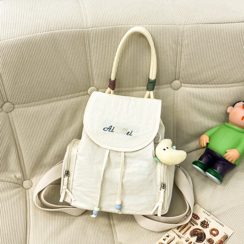 Trendy Women's Leisure Travel Backpack 2025 - Solid Color Small Student Backpack for Class and Everyday Use Trendy Women's Leisure Travel Backpack 2025 - Solid Color Small Student Backpack for Class and Everyday Use