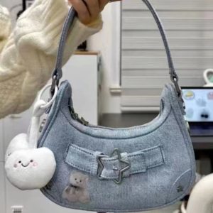 Trendy Women's Shoulder Bag, Starry Spicy Girl Underarm Bag, High-End Fashion Style, 2023 New Design, Chic and Stylish Accessory