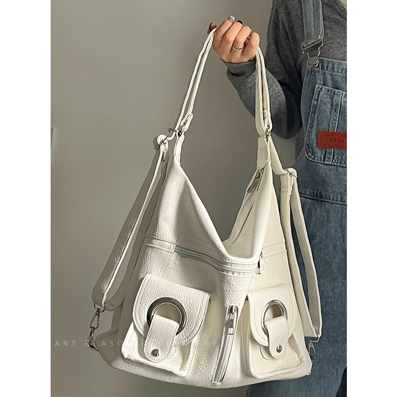 Trendy Women's Shoulder Crossbody Bag - Versatile Large Capacity Backpack for Class and Commuting 2024 Fashion