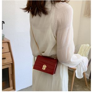 Trendy Women's Small Chain Bag 2025 - Korean Style Versatile Shoulder Crossbody Bag for Internet Celebrity Fashion
