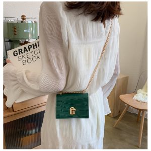 Trendy Women's Small Chain Bag 2025 - Korean Style Versatile Shoulder Crossbody Bag for Internet Celebrity Fashion