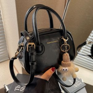 Trendy Women's Textured Crossbody Bag 2025 - Minimalist Small Square Shoulder Handbag for Commuting and Everyday Fashion