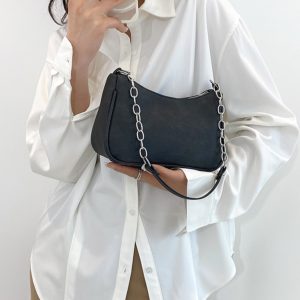 Trendy Women's Underarm Bag with Chain Strap - Summer 2025 High-End Small Shoulder Bag in French Niche Style