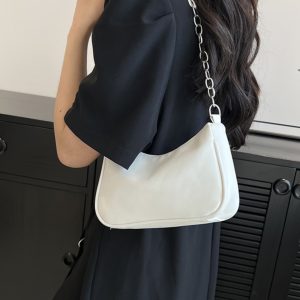 Trendy Women's Underarm Bag with Chain Strap - Summer 2025 High-End Small Shoulder Bag in French Niche Style