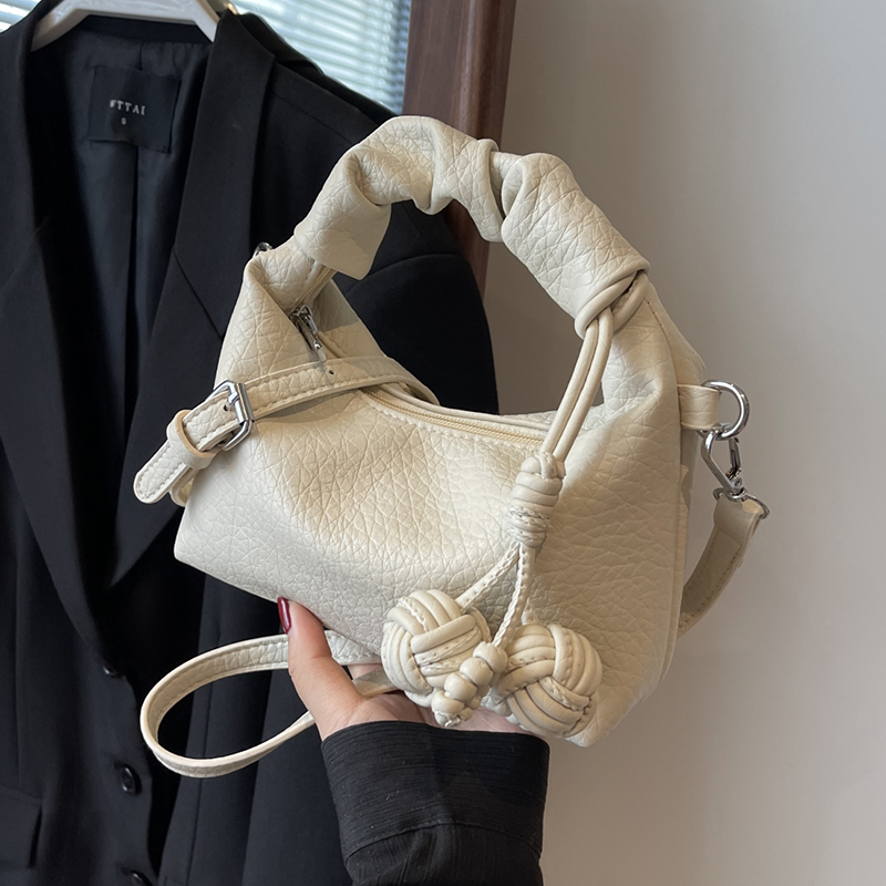 Trendy Wrinkled Handbag for Women - 2025 Versatile Shoulder Crossbody Bag with Niche Design - Chic Small Purse