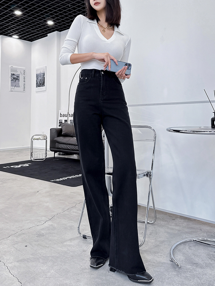 Ultra-Long High-Waisted Vintage Jeans for Women - Slim-Fit, Floor-Length, Lightweight Fabric, Perfect for 90s and Y2K Styles Ultra-Long High-Waisted Vintage Jeans for Women - Slim-Fit, Floor-Length, Lightweight Fabric, Perfect for 90s and Y2K Styles