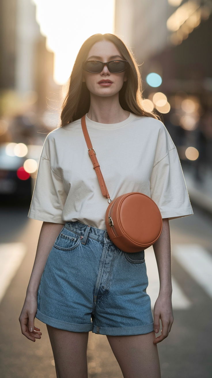 Uniqlo Round Mini Shoulder Bag Outfit oo2l8k Essentials outfit idea