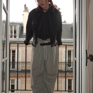 Unique Mud Dyed Spray Color Hoodie Set - Versatile Gray Hoodie with Multiple Styling Options for Trendy Looks