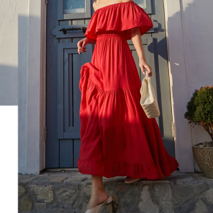 Unique One-Shoulder White Dress for Women - Ultra-Fairy Beach Skirt in First Love Style for Summer Vacations