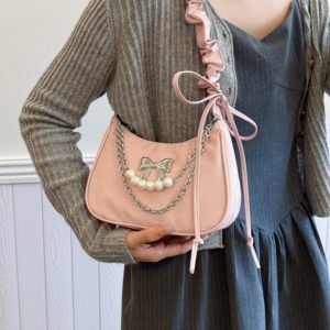 Unique Wrinkled Design Women's Crossbody Bag - Versatile Underarm Shoulder Bag for Spring Summer 2025 Fashion