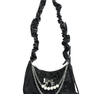 Unique Wrinkled Design Women's Crossbody Bag - Versatile Underarm Shoulder Bag for Spring Summer 2025 Fashion