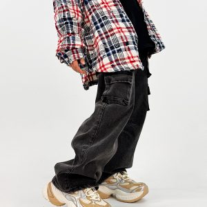 Unisex Black Scorpio Dad Shoes - Retro Thick-Soled Height-Increasing Sports Sneakers, Warrior Mecha Style, Trendy National Design