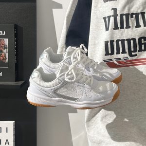 Unisex Casual Running Shoes - Versatile Soft Sole Breathable White Sneakers for Sports and Everyday Wear