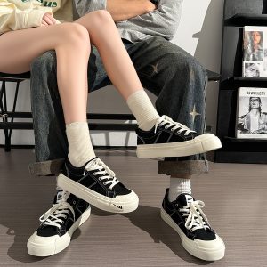 Unisex Classic Warrior Canvas Sneakers - Lightweight Breathable Sports Shoes for Summer 2025