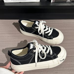 Unisex Classic Warrior Canvas Sneakers - Lightweight Breathable Sports Shoes for Summer 2025