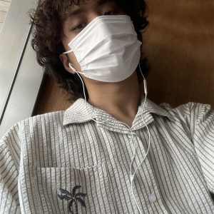 Unisex Cuban Collar Striped Short-Sleeve Shirt with Coconut Tree Embroidery - Retro Hawaiian Style Beach Shirt