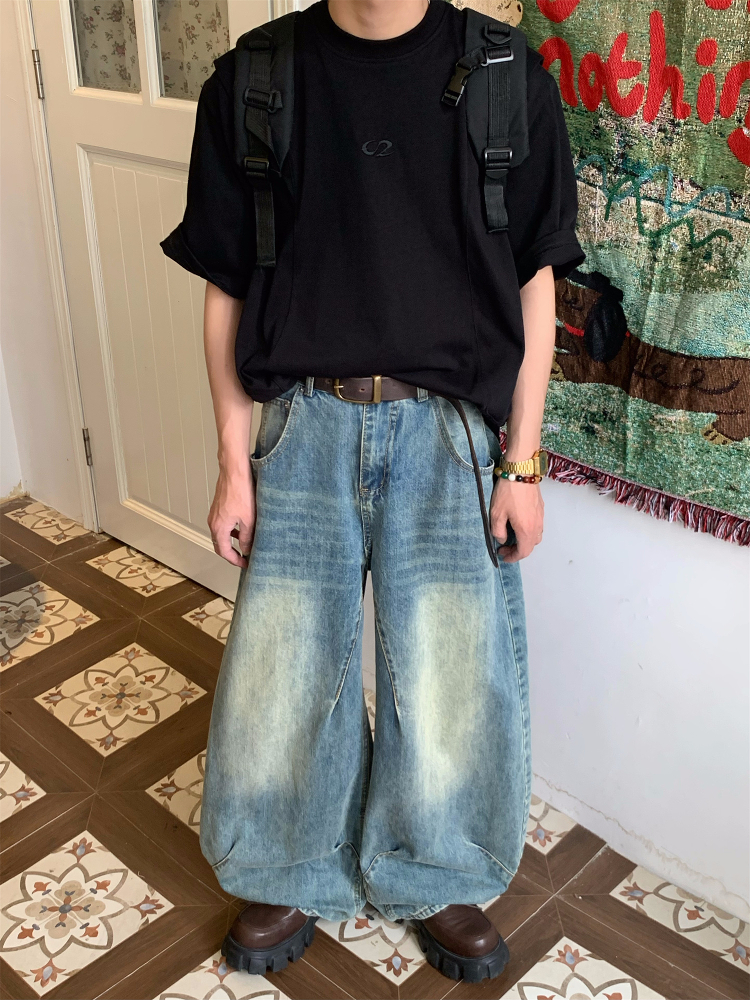 Unisex Deconstructed Solid Color Round Neck Short Sleeve T-Shirt - Summer Versatile Casual Top - Trendy 90s Inspired Fashion Unisex Deconstructed Solid Color Round Neck Short Sleeve T-Shirt - Summer Versatile Casual Top - Trendy 90s Inspired Fashion