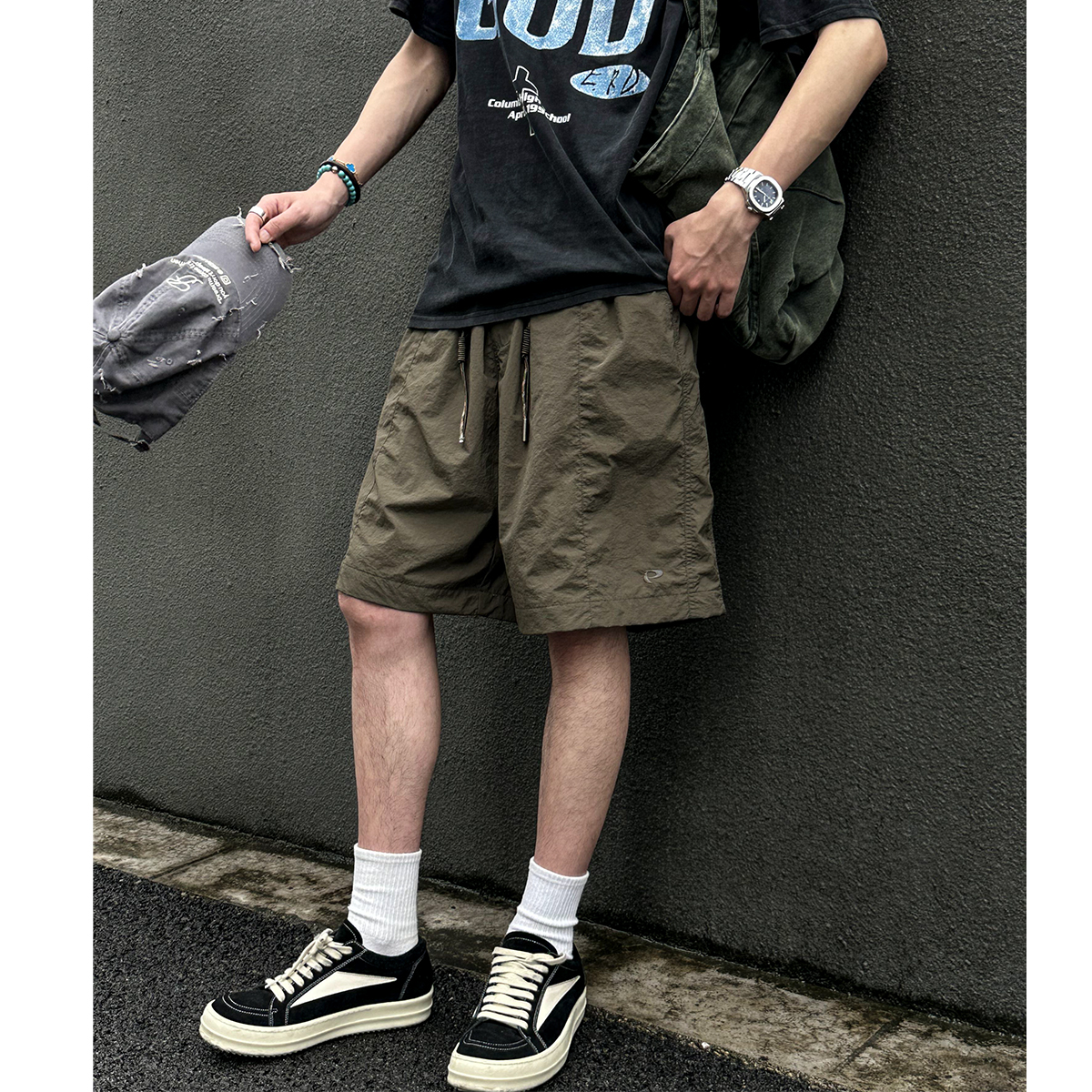 Unisex Japanese-Style Quick-Dry Cargo Shorts - Lightweight, Breathable, Casual 5-Point Summer Shorts for Outdoor Activities Unisex Japanese-Style Quick-Dry Cargo Shorts - Lightweight, Breathable, Casual 5-Point Summer Shorts for Outdoor Activities