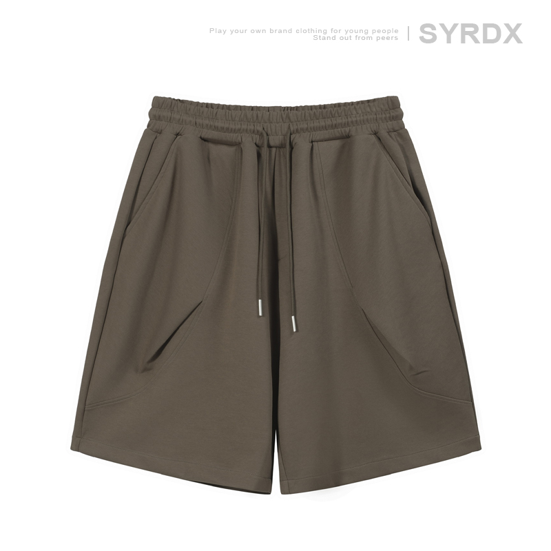 Unisex Loose-Fitting Deconstructed Pleated Shorts with Large Pockets - 2025 Fashion Trend, Five-Point Length Unisex Loose-Fitting Deconstructed Pleated Shorts with Large Pockets - 2025 Fashion Trend, Five-Point Length