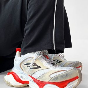 Unisex Paris Cargo Dad Shoes 5XL Thick-Soled Height-Increasing Vintage Streetwear Trendy Sports Footwear for Couples