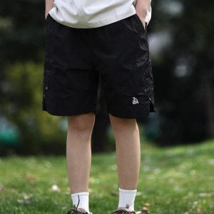 Unisex Quick-Dry Sports Shorts for Summer, Lightweight Breathable Loose Casual Straight-Cut Beach 5-Point Pants