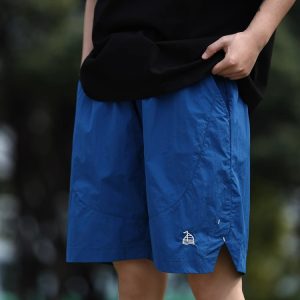 Unisex Quick-Dry Sports Shorts for Summer, Lightweight Breathable Loose Casual Straight-Cut Beach 5-Point Pants