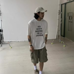 Unisex Retro Cargo Shorts - Japanese Style Summer Commuting Loose Straight Five-Point Pants for Outdoor Trend