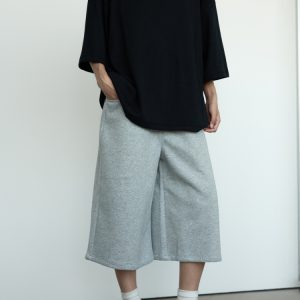 Unisex Seven-Point Casual Sport Pants - Cleanfit Wide-Leg Straight-Leg Design for Trendy 90s Style