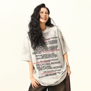 Unisex Spray Dye Short Sleeve T-Shirt - Wild American Wasteland Style, Trendy Summer Fashion for Men and Women