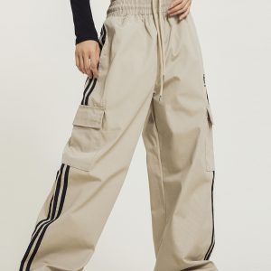 Unisex Straight Leg Three Stripe Athletic Pants for Jazz Dance - Casual Sportswear Inspired by American Workwear