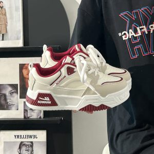 Unisex Summer Mesh Sports Shoes - Breathable Versatile Thick-Soled Casual Sneakers for Women and Men