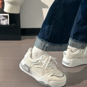 Unisex Summer Mesh Sports Shoes - Breathable Versatile Thick-Soled Casual Sneakers for Women and Men