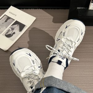 Unisex Thick-Soled Dad Shoes - 2025 Summer Mesh Breathable Casual Footwear for Versatile Style