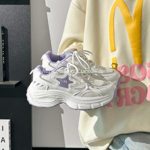 Unisex Thick-Soled Dad Shoes - 2025 Summer Mesh Breathable Casual Footwear for Versatile Style