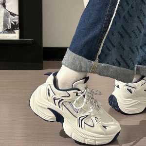 Unisex Thick-Soled Dad Shoes - 2025 Summer Mesh Breathable Casual Footwear for Versatile Style