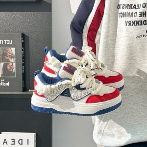 Unisex Thick-Soled Sneakers for Spring 2025 - Versatile Casual Sports Shoes for Men and Women