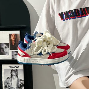 Unisex Thick-Soled Sneakers for Spring 2025 - Versatile Casual Sports Shoes for Men and Women