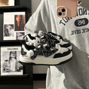 Unisex Thick-Soled Sneakers for Spring 2025 - Versatile Casual Sports Shoes for Men and Women