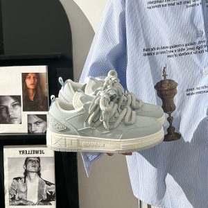 Unisex Thick-Soled Sneakers for Spring 2025 - Versatile Casual Sports Shoes for Men and Women