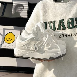 Unisex Thick-Soled Sneakers for Spring Summer, Trendy American Retro Mesh Breathable Sports Shoes for Women and Men