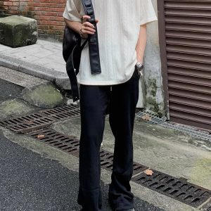 Unisex Vintage American-Style Textured Jacquard Polo Shirt - Summer Loose Casual Short Sleeve for Men & Women