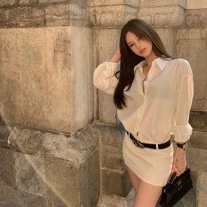 Versatile American Style Metal Waist Belt with Letter Detail - Trendy Hot Girl Accessory for Fashionable Outfits