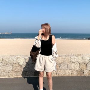 Versatile Lapel Long Sleeve Striped Shirt for Women - 2025 Summer Fashion, Loose Slimming Style, Perfect for Y2K and Casual Wear