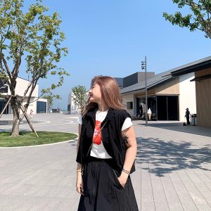 Versatile Plus Size Round Neck Sleeveless Vest Dress - Spring/Summer Loose Slim Long Dress for Effortless Style