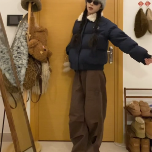 Versatile Women's High Street Wide-Leg Pants - American Style Straight-Leg Casual Jazz Dance Sports Trousers